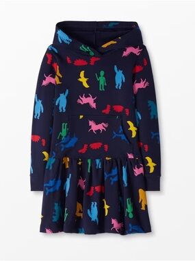 Hanna Andersson Make Believe Hoodie Dress 6-7